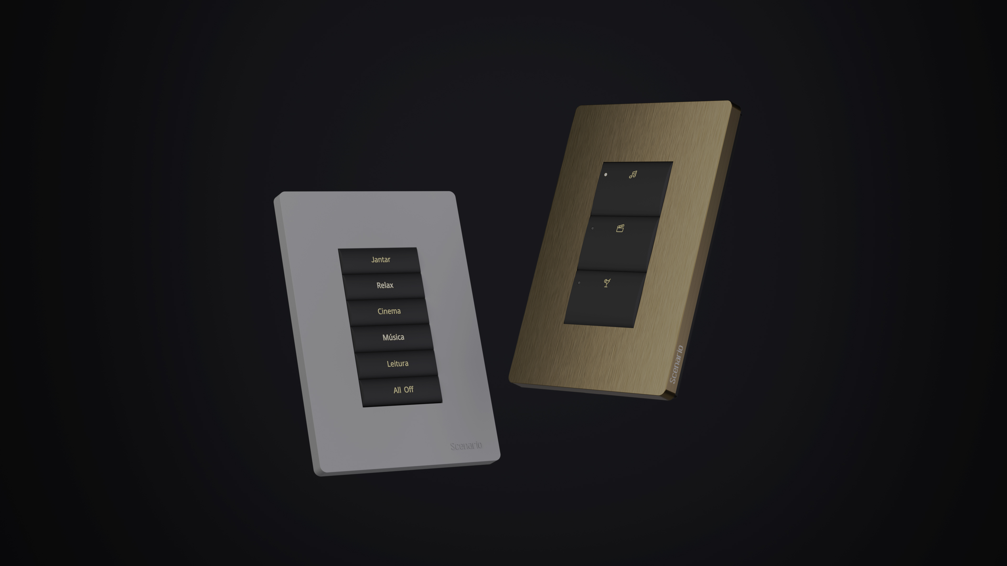 Keypad Scenario na parede
