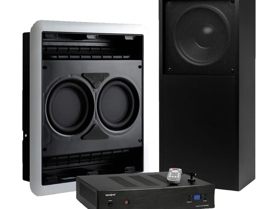 Subwoofer Velodyne SubContractor embutido na parede