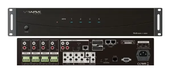 Multiroom WaveOne WMR 46W, frente e traseira