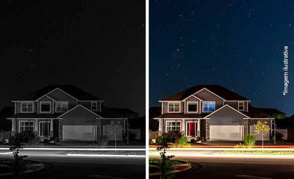 Intelbras iM5+ Full Color — imagem colorida à noite